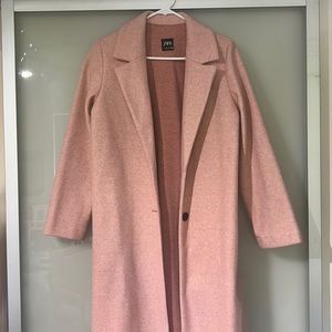Pink ZARA trench coat. Size: S